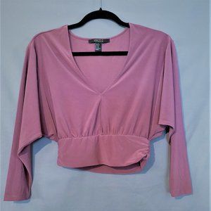 WOMANS MAUVE TOP SIZE XS
